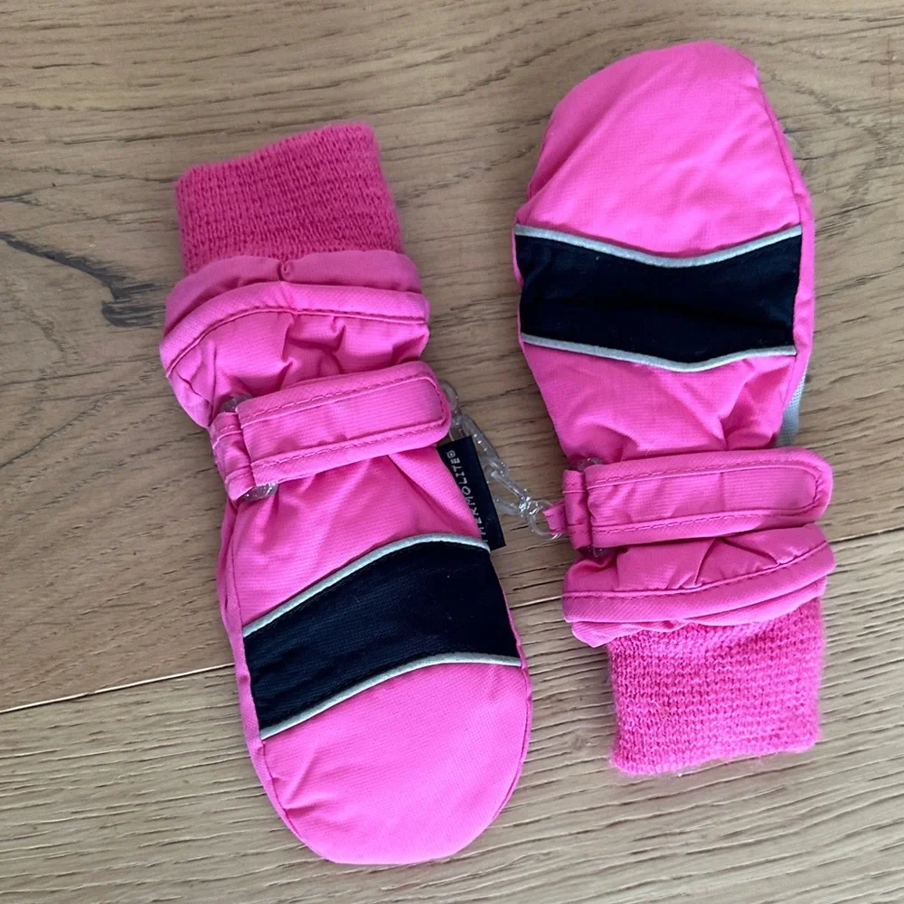 Children’s place thermolite Pink Kids Mittens 24m